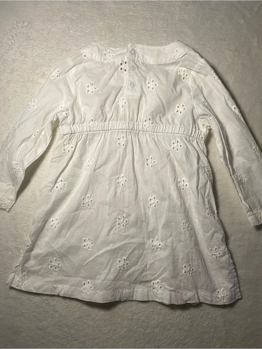 Swim coverup dress Size 2T White Eyelet